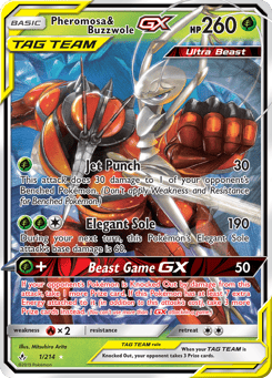 Pheromosa & Buzzwole-GX Unbroken Bonds #1