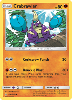 Crabrawler Unbroken Bonds #104
