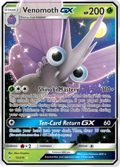 Venomoth-GX Unbroken Bonds #12