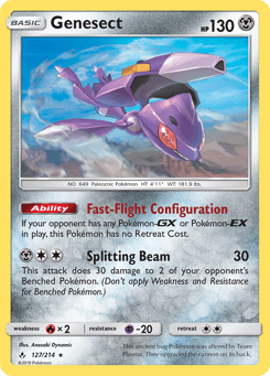 Genesect Unbroken Bonds #127