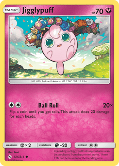 Jigglypuff Unbroken Bonds #134