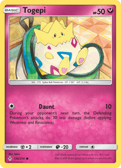 Togepi Unbroken Bonds #136