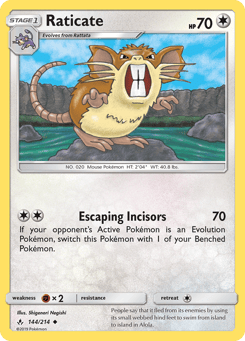 Raticate Unbroken Bonds #144