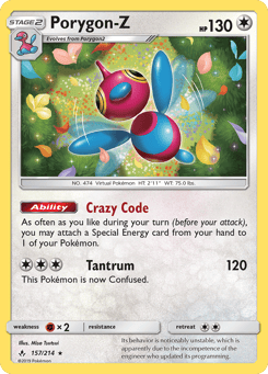Porygon-Z Unbroken Bonds #157