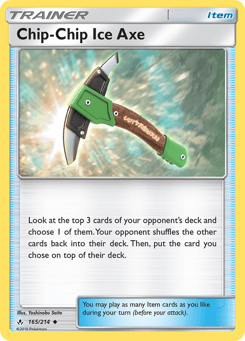 Chip-Chip Ice Axe Unbroken Bonds #165