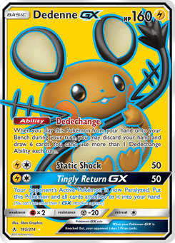 Dedenne-GX Unbroken Bonds #195