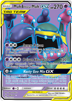 Muk & Alolan Muk-GX Unbroken Bonds #196