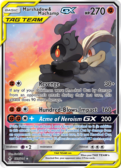 Marshadow & Machamp-GX Unbroken Bonds #199