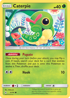 Caterpie Unbroken Bonds #2