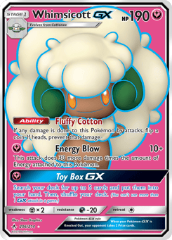 Whimsicott-GX Unbroken Bonds #206