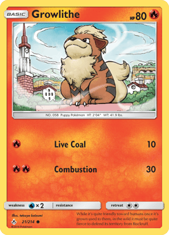 Growlithe Unbroken Bonds #21