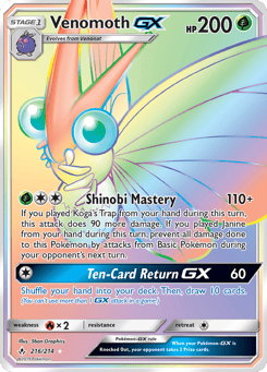 Venomoth-GX Unbroken Bonds #216
