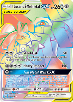 Lucario & Melmetal-GX Unbroken Bonds #224