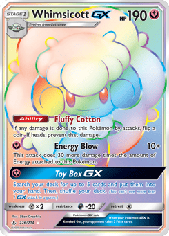 Whimsicott-GX Unbroken Bonds #226