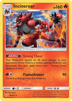 Incineroar Unbroken Bonds #29
