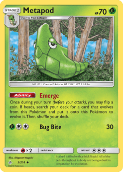 Metapod Unbroken Bonds #3