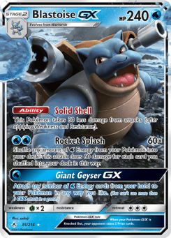 Blastoise-GX Unbroken Bonds #35