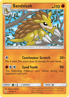 Sandslash Unbroken Bonds #84