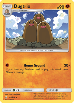Dugtrio Unbroken Bonds #86