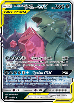 Mega Sableye & Tyranitar-GX Unified Minds #126