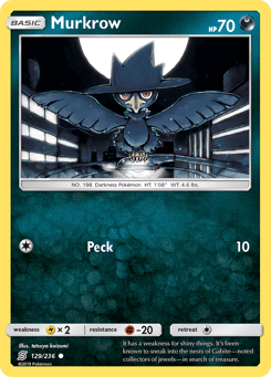 Murkrow Unified Minds #129