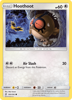 Hoothoot Unified Minds #165