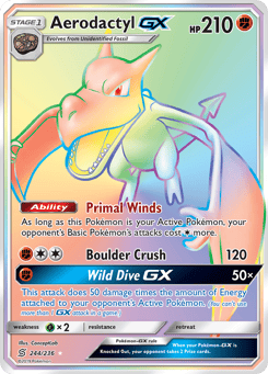 Aerodactyl-GX Unified Minds #244
