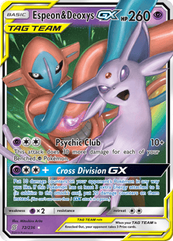 Espeon & Deoxys-GX Unified Minds #72