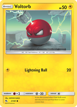 Voltorb Hidden Fates #21