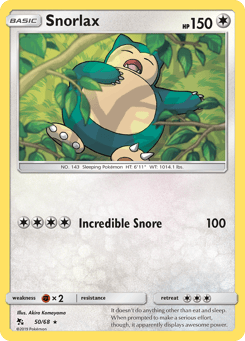 Snorlax Hidden Fates #50