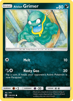 Alolan Grimer Cosmic Eclipse #130