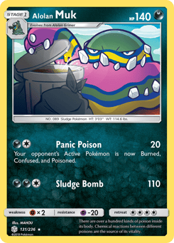 Alolan Muk Cosmic Eclipse #131