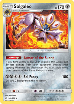 Solgaleo Cosmic Eclipse #142