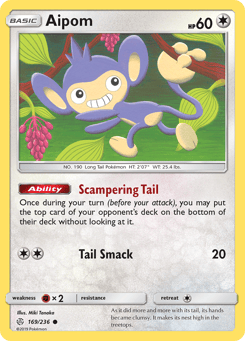 Aipom Cosmic Eclipse #169