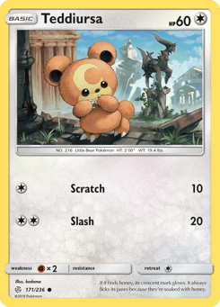 Teddiursa Cosmic Eclipse #171