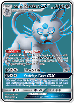 Alolan Persian-GX Cosmic Eclipse #219