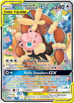 Mega Lopunny & Jigglypuff-GX Cosmic Eclipse #226