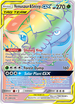 Venusaur & Snivy-GX Cosmic Eclipse #249