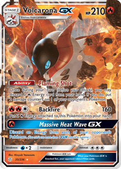 Volcarona-GX Cosmic Eclipse #35