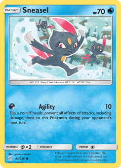 Sneasel Cosmic Eclipse #43