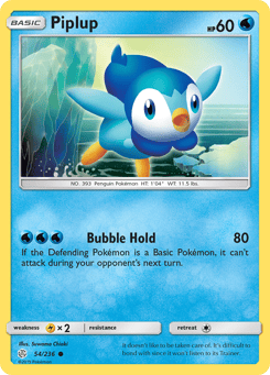 Piplup Cosmic Eclipse #54