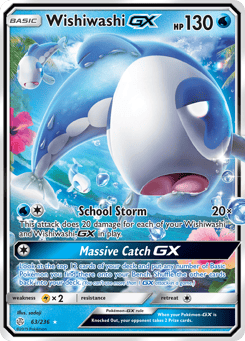 Wishiwashi-GX Cosmic Eclipse #63