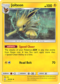 Jolteon Cosmic Eclipse #70