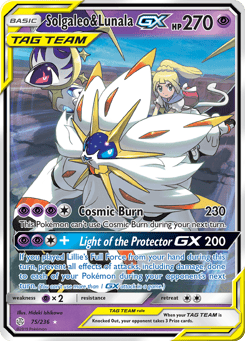 Solgaleo & Lunala GX Cosmic Eclipse #75