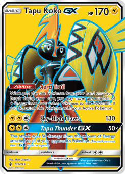 Tapu Koko-GX Guardians Rising #135