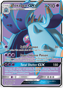Toxapex-GX Guardians Rising #136