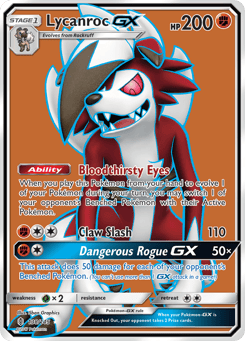 Lycanroc-GX Guardians Rising #138