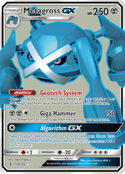 Metagross-GX Guardians Rising #139
