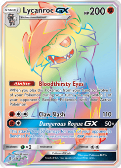 Lycanroc-GX Guardians Rising #156
