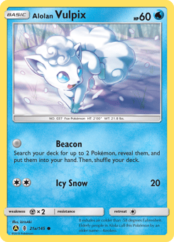 Alolan Vulpix Guardians Rising #21a